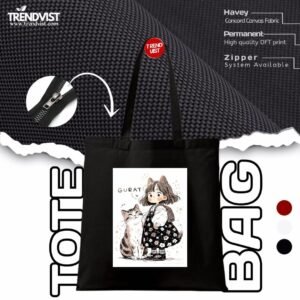 Gurat Tote Bag (Black) With inner pocket