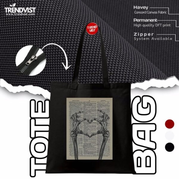 Love Tote bag (black) With inner pocket