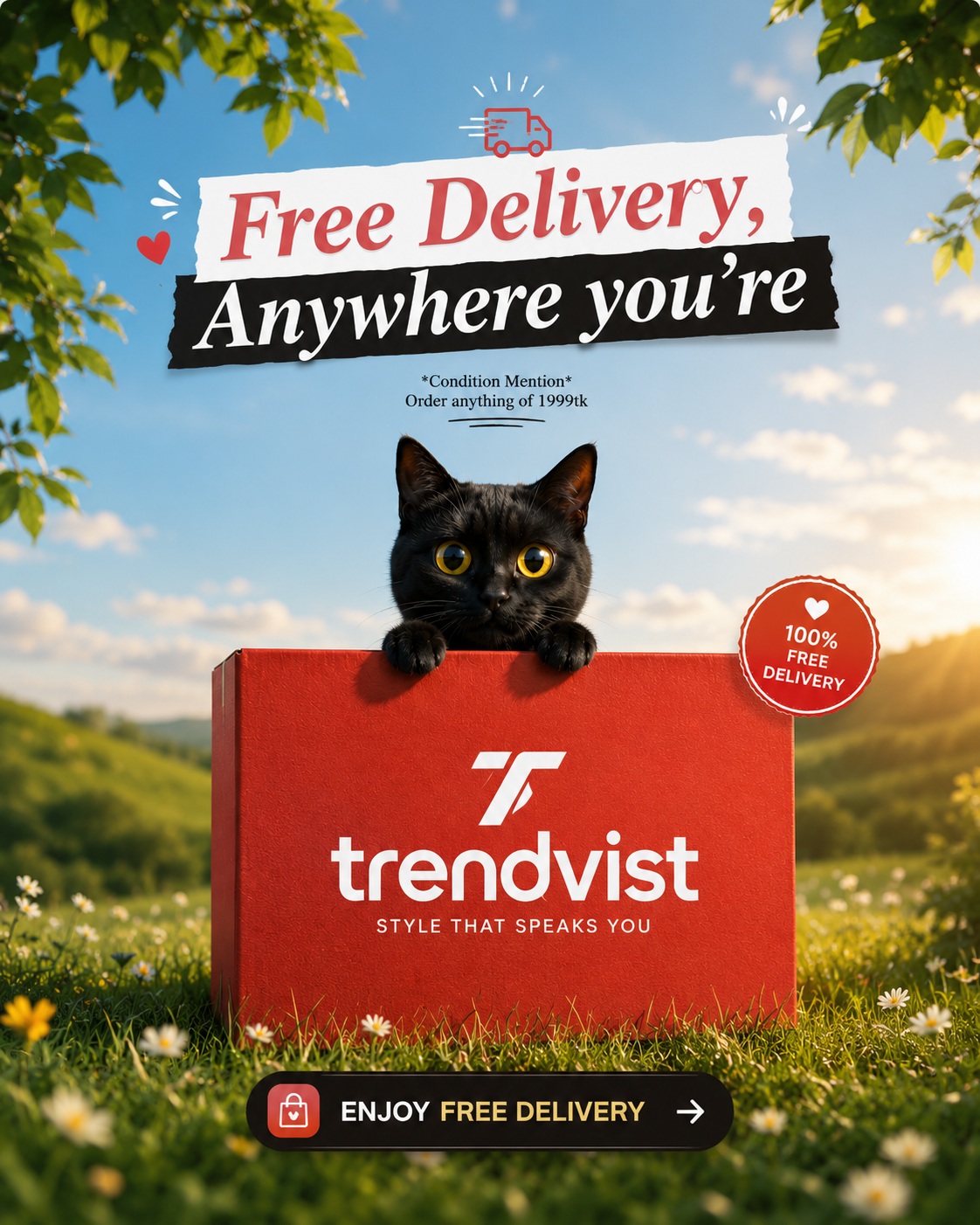 Enjoy The free delivery